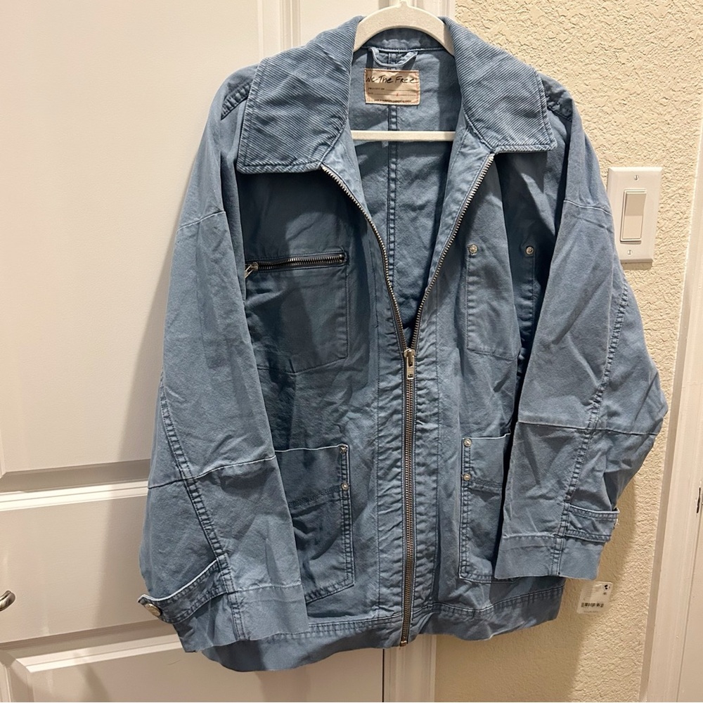 NWT Free People Easy That Canvas Barn Jacket - Picture 5 of 9